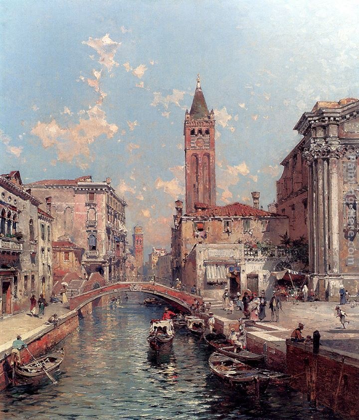 Franz Richard Unterberger Rio Santa Barnaba, Venice
